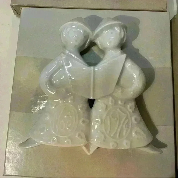 7 Piece Set Haviland Christmas Ornaments PORCELAIN  Limoges France 1971-1979 - Picture 6 of 10